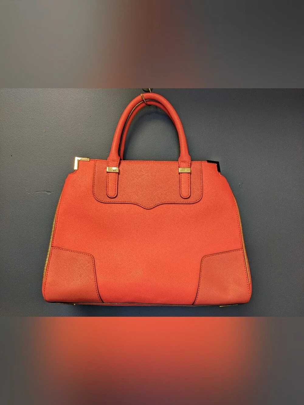 Rebecca Minkoff Satchel Handbag - Coral Pink - Used